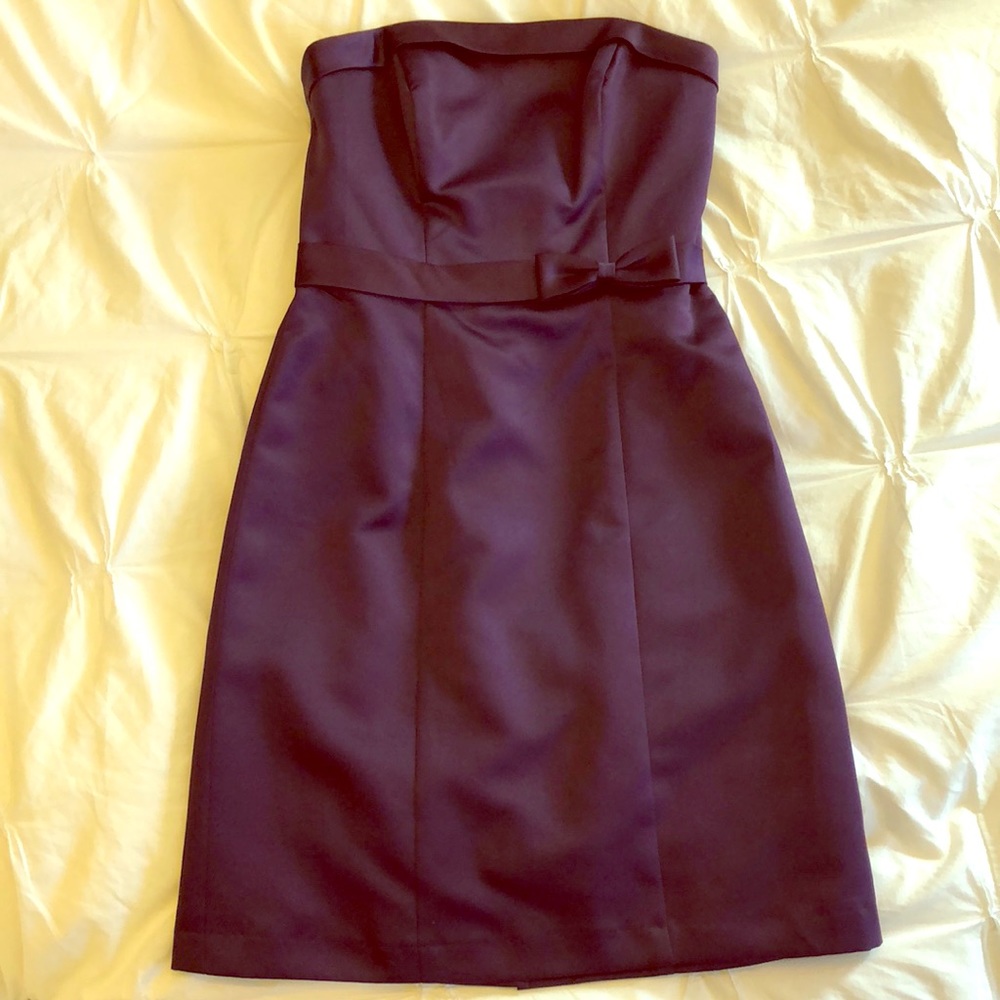 Alfred Angelo Strapless Cocktail Dress.